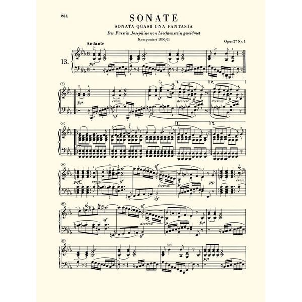 Henle Verlag Beethoven Klaviersonaten 1