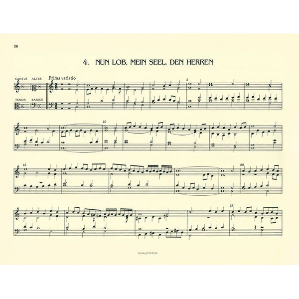 Breitkopf & Hrtel Praetorius Orgelwerke