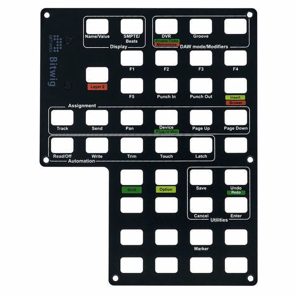 Icon QCon Pro X Panel Bitwig