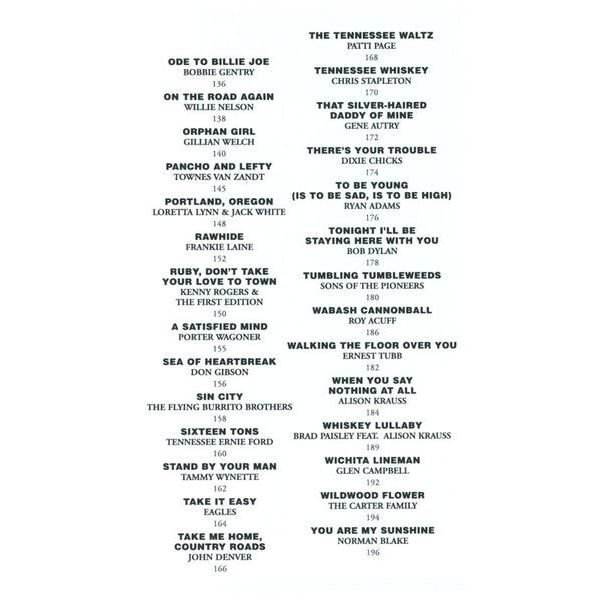 Wise Publications The Little Black Book Country