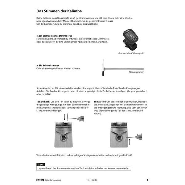 Hage Musikverlag Kalimba Songbook