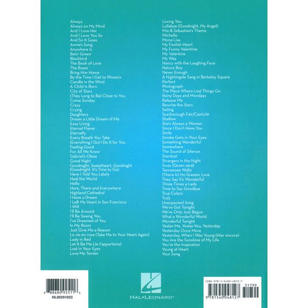 Hal Leonard 101 Beautiful Songs Flute