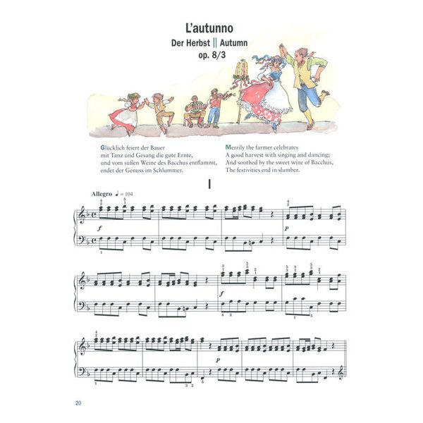 Schott Vivaldi Jahreszeiten Piano