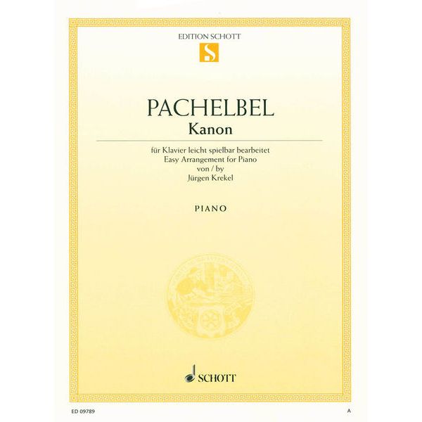 Schott Pachelbel Kanon Piano