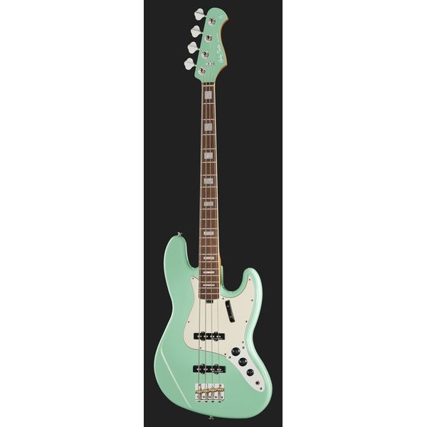 Harley Benton MV-4JB Seafoam Green w/Case