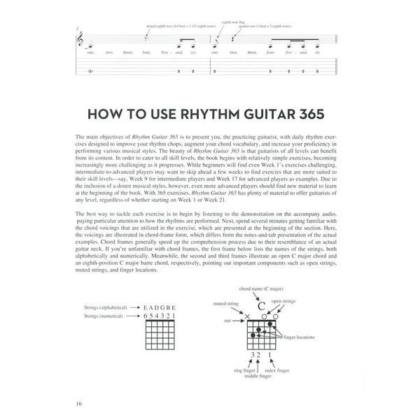 Hal Leonard Rhythm Guitar 365: Daily