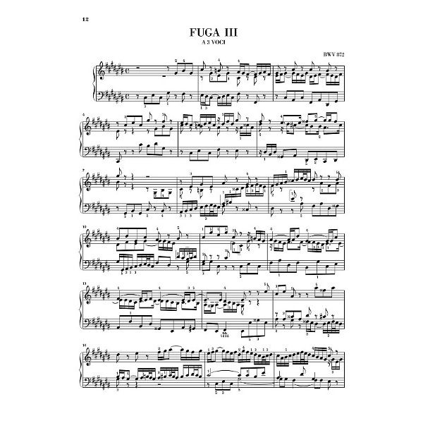 Henle Verlag Bach Wohltemperiert Klavier II