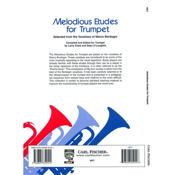 Carl Fischer Melodious Etudes for Trumpet