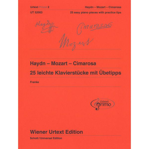 Wiener Urtext Edition Haydn �Mozart �Cimarosa