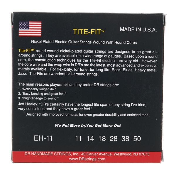 DR Strings Tite-Fit EH-11