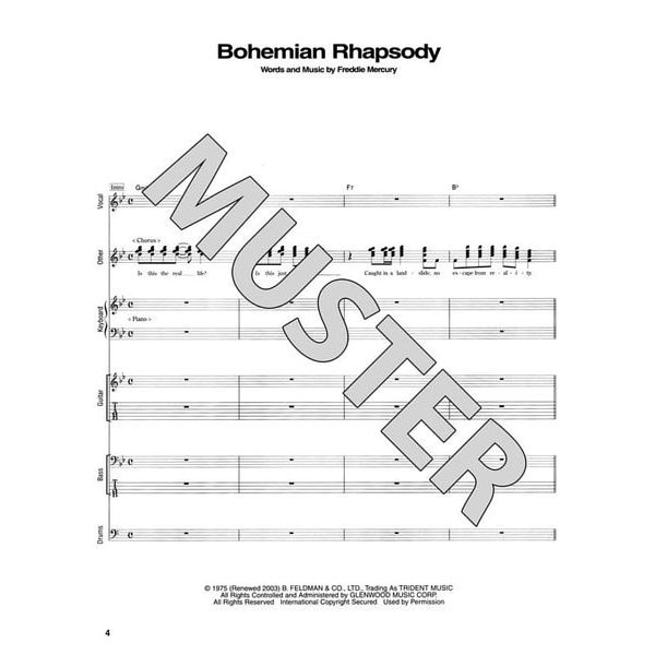 Hal Leonard Best of Queen Band