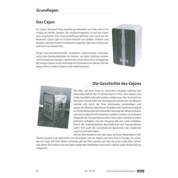 Cascha Cajon Schnell und einfach