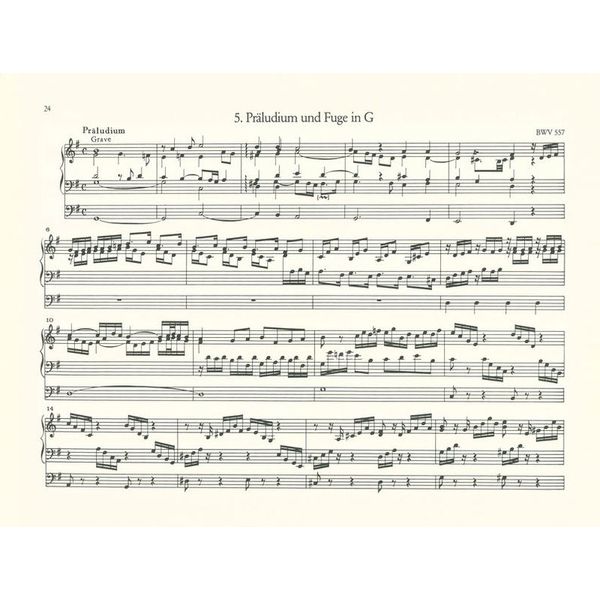 Breitkopf & Hrtel Bach Acht Prludien und Fugen