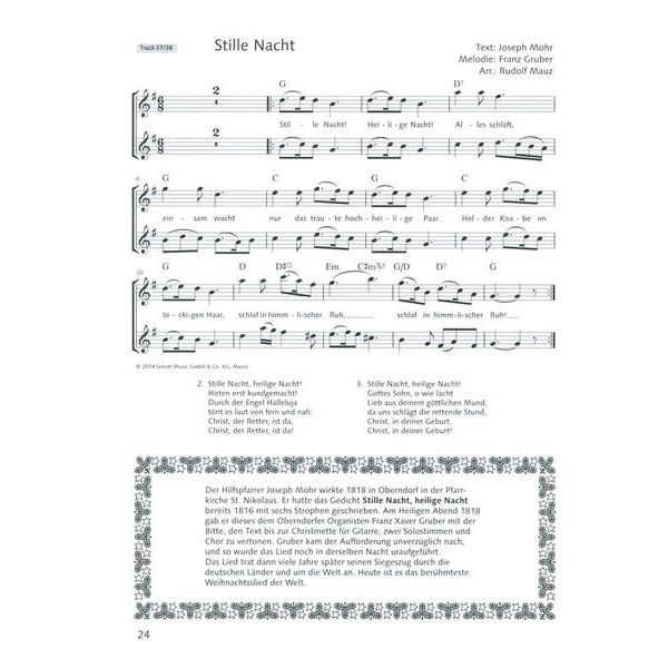 Schott Fröhliche Weihnachtslieder Fl