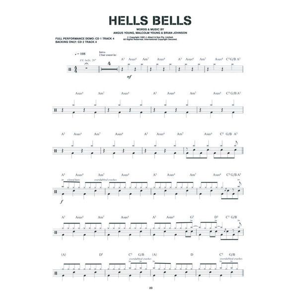 Wise Publications Best of AC/DC for Drums