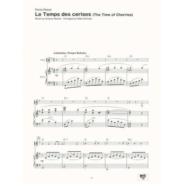 Yamaha Music Entertainment  Studio Ghibli Songs Flute 1