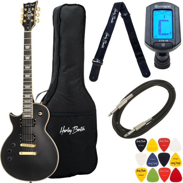 Harley Benton SC-1000LH SBK Progressi Bundle