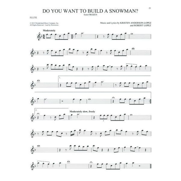 Hal Leonard 101 Disney Songs Flute