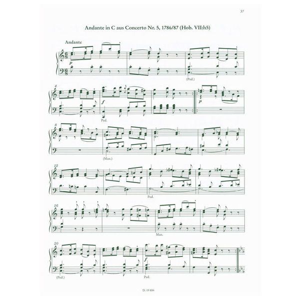 Doblinger Musikverlag Joseph Haydn for Orgel