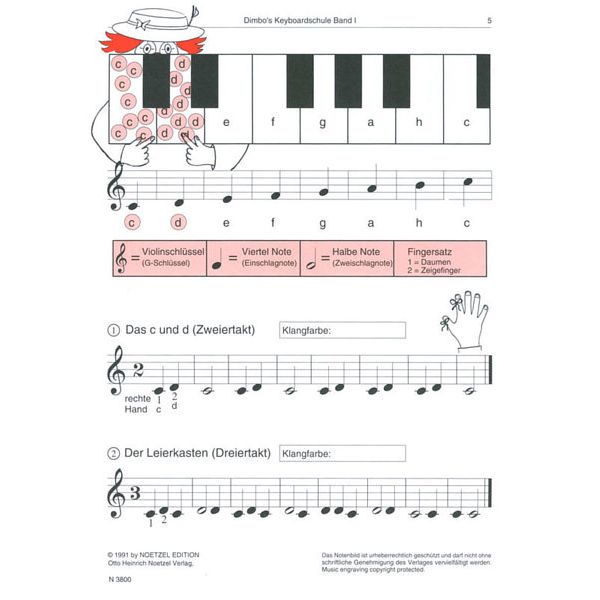 Heinrichshofen Verlag Dimbo's Keyboardschule 1