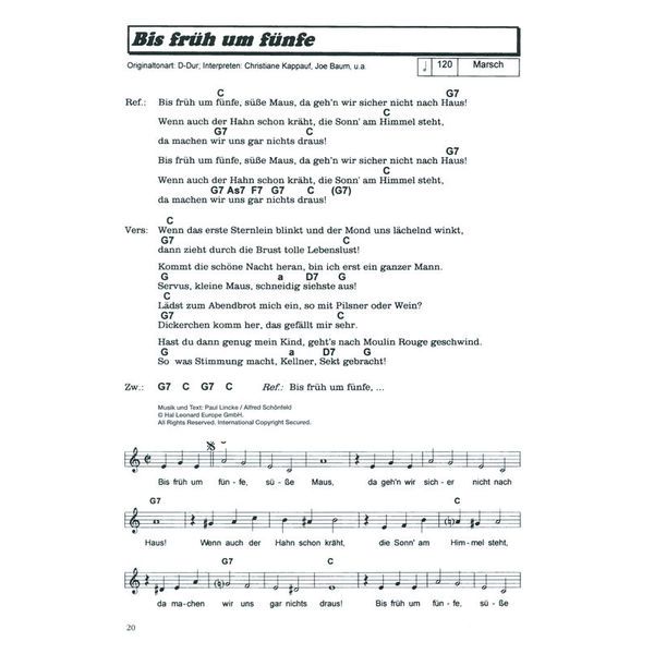 Bosworth 100 deutsche Schlager 20-40er