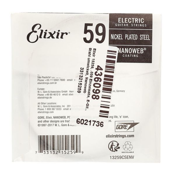 Elixir .059 Electric Guitar