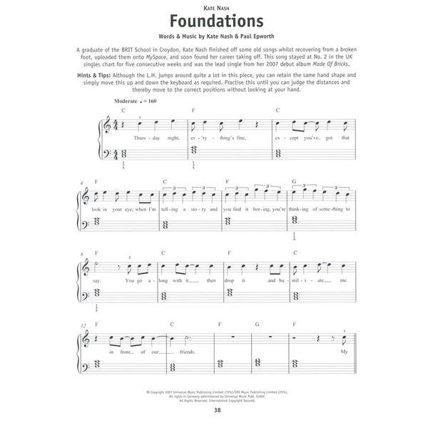 Wise Publications Really Easy Piano 50 Popular