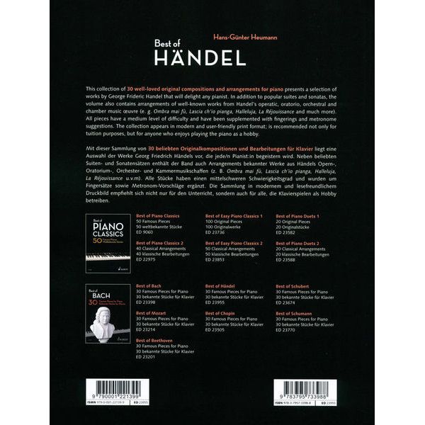 Schott Best Of Hndel