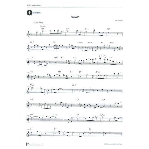 Advance Music Inter Jazz Conception 2 T-Sax