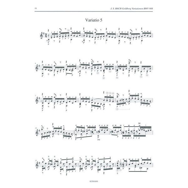 Edition Chanterelle Bach Goldberg Variations