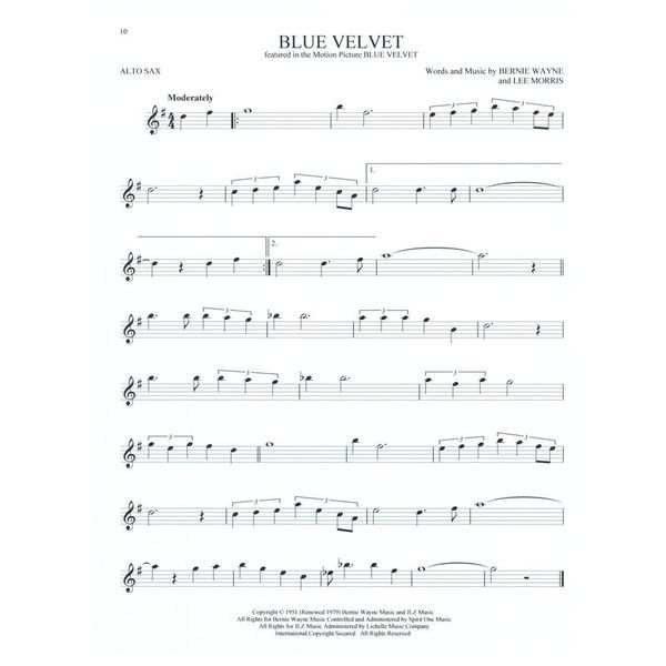 Hal Leonard 101 Movie Hits for Alto Sax