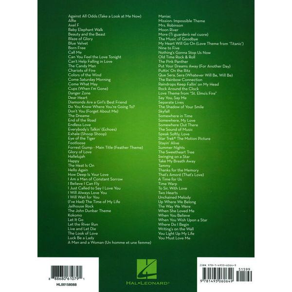 Hal Leonard 101 Movie Hits for Clarinet