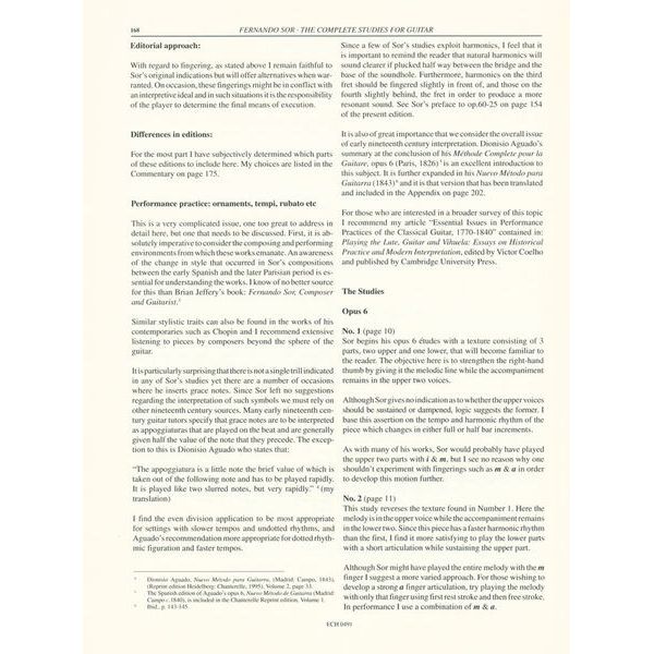 Edition Chanterelle Sor The Complete Studies