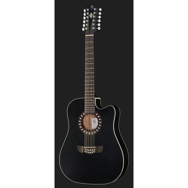 Harley Benton Custom Line CLD-10SCE-12BKS