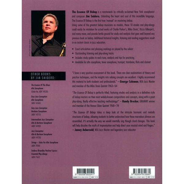 Advance Music Essence of Bebop A-Sax