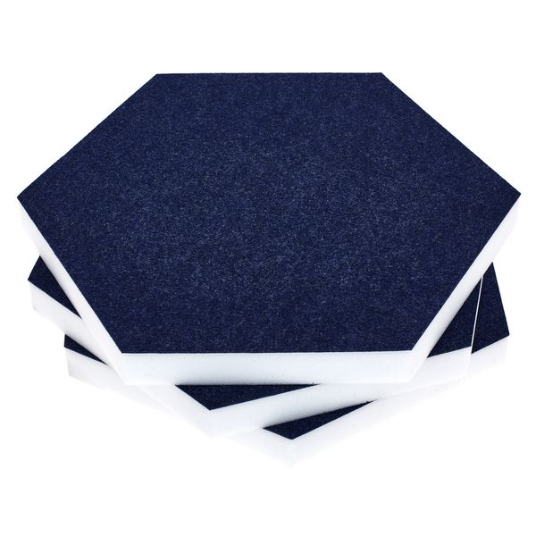 t.akustik Hexagon Melamine Dark Blue 25