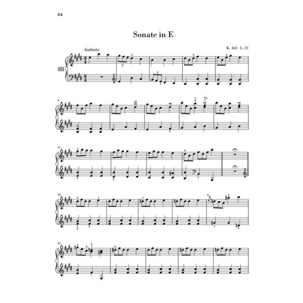 Henle Verlag Scarlatti Klaviersonaten IV