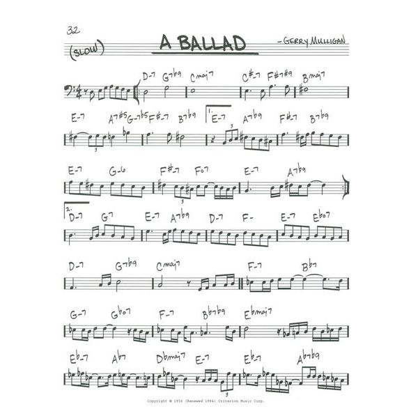 Hal Leonard Real Book 2 Bass Clef