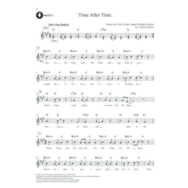 Schott Rock Ballads Alto Sax