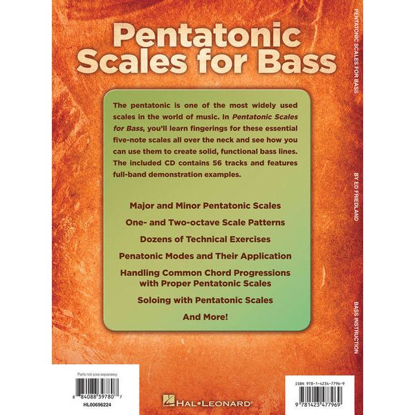 Hal Leonard Pentatonic Scales for Bass