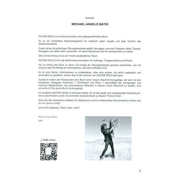 Cosmic Energy Movement Verlag Guitar Solo