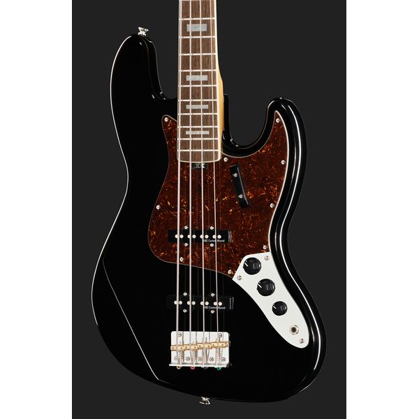 Harley Benton MV-4JB Black w/Case