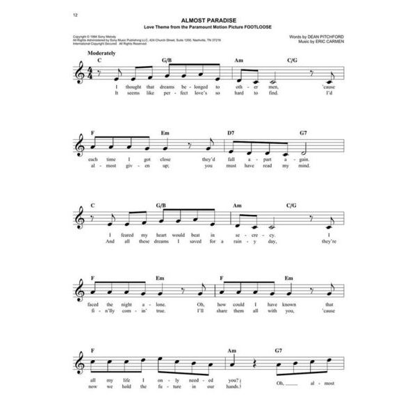 Hal Leonard The Easy Movie Fake Book