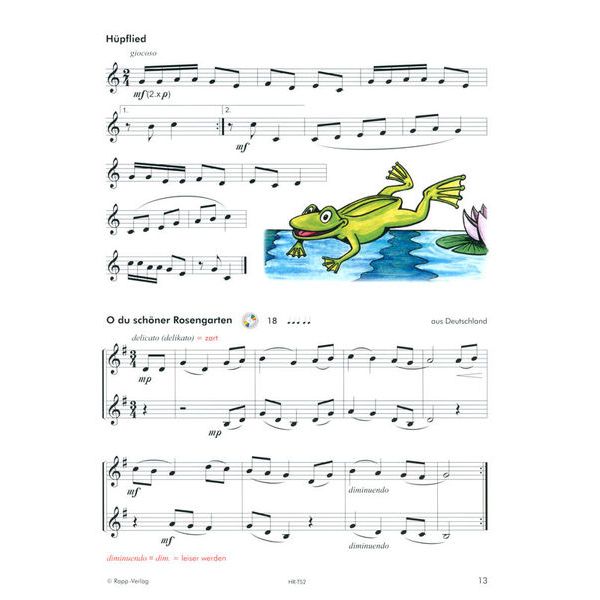 Horst Rapp Verlag Trompete Lernen mit Spa 2