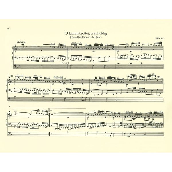 Breitkopf & Hrtel Bach Orgelbüchlein