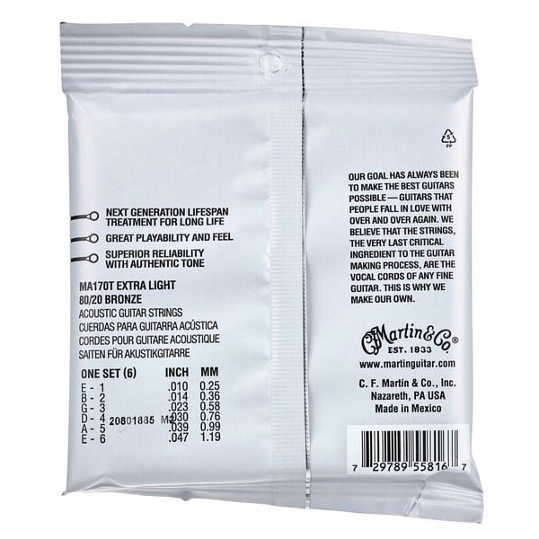 Martin Guitar MA-170T Authentic Acoustic Set