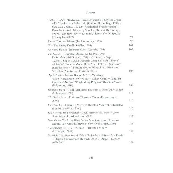 Omnibus Press Thurston Moore We Sing A New