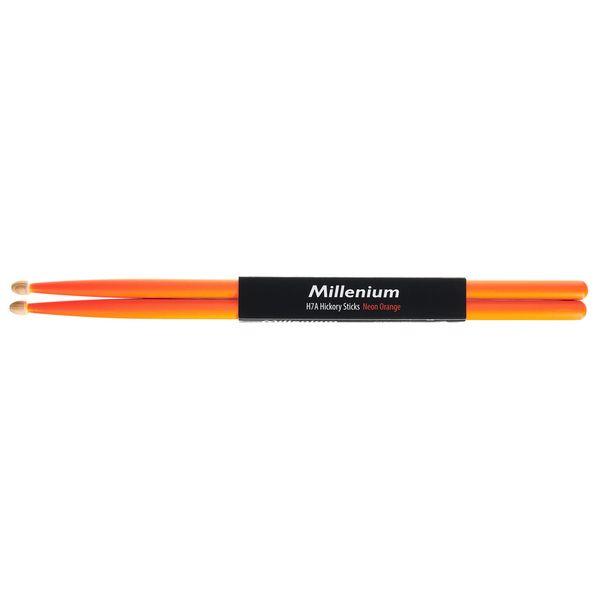 Millenium H7A Hickory Sticks Neon Orange