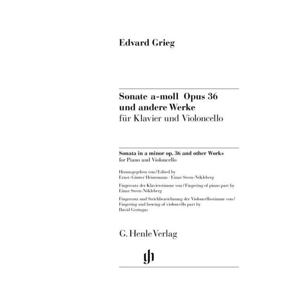 Henle Verlag Grieg Sonate a-moll op. 36