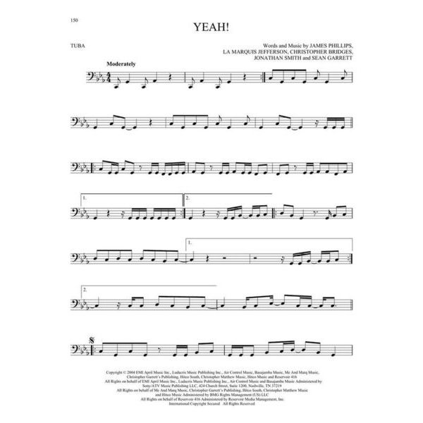 Hal Leonard 101 Hit Songs For Tuba